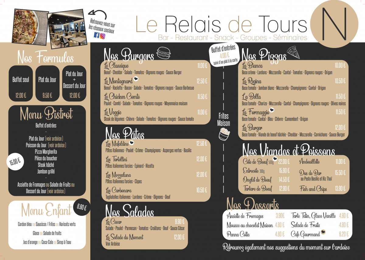 Aire de repos à Parçay-Meslay | RESTAURANT RELAIS DE TOURS NORD